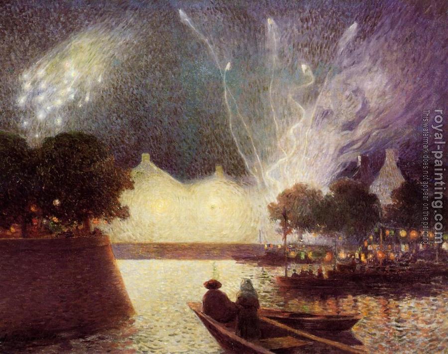 Ferdinand Loyen Du Puigaudeau : Fireworks over the Port